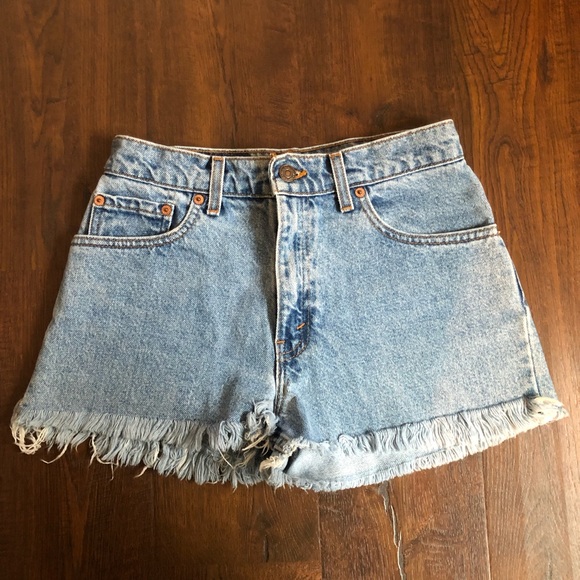 Levi's Denim - Vintage Levi 550 distressed shorts
